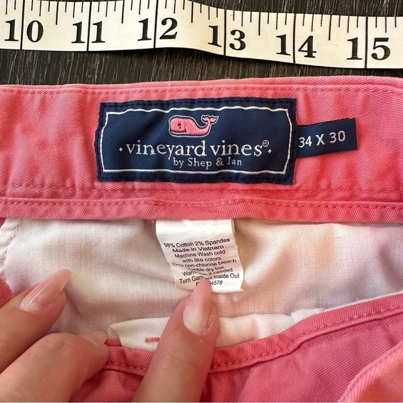 Vineyard Vines Men’s Original Breaker Straight Leg Pant in Lobster Reef, 34x30 - Picture 7 of 11